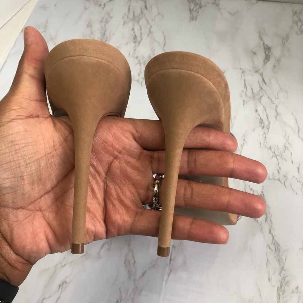 Steve Madden MINA Nude Mule Sandal - Picture 7 of 8